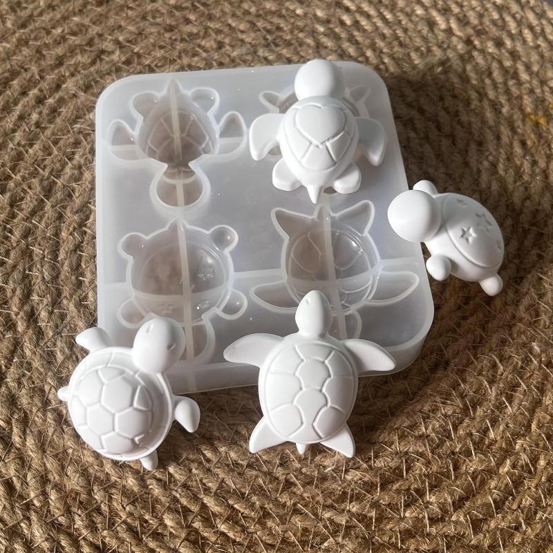 Serving Tray Mold - 四亀石膏シリコン型 DIY ハートスターテクスチャシェル装飾品エポキシ樹脂型香り付き動物キャンドル石鹸型