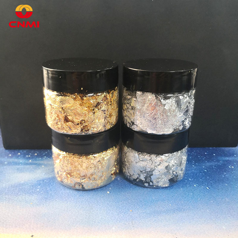 Gold Foil Flakes - エポキシ樹脂フレーク,金箔,3g,シリコンモールド,日曜大工,ネイルアート,ジュエリー作り,キャンドルデコレーション