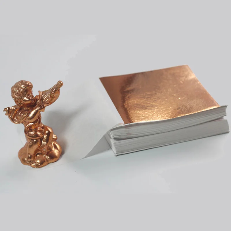 100枚入り 模造金銀銅箔紙 リーフフレーク金箔シート ネイ - Gold Foil Flakes のレビューと価格