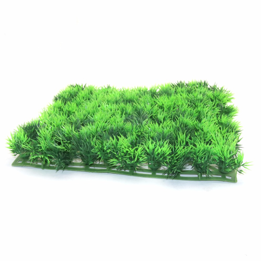 人工緑草植物芝生ターフ水生水族館水槽の装飾偽苔水族館の装飾品 - Terrarium Moss Art のレビューと価格