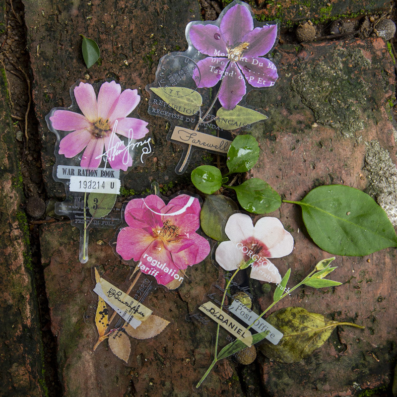 10枚入り/パック コーナーフラワーハウスシリーズステッカー - Dried Flower Bulk のレビューと価格