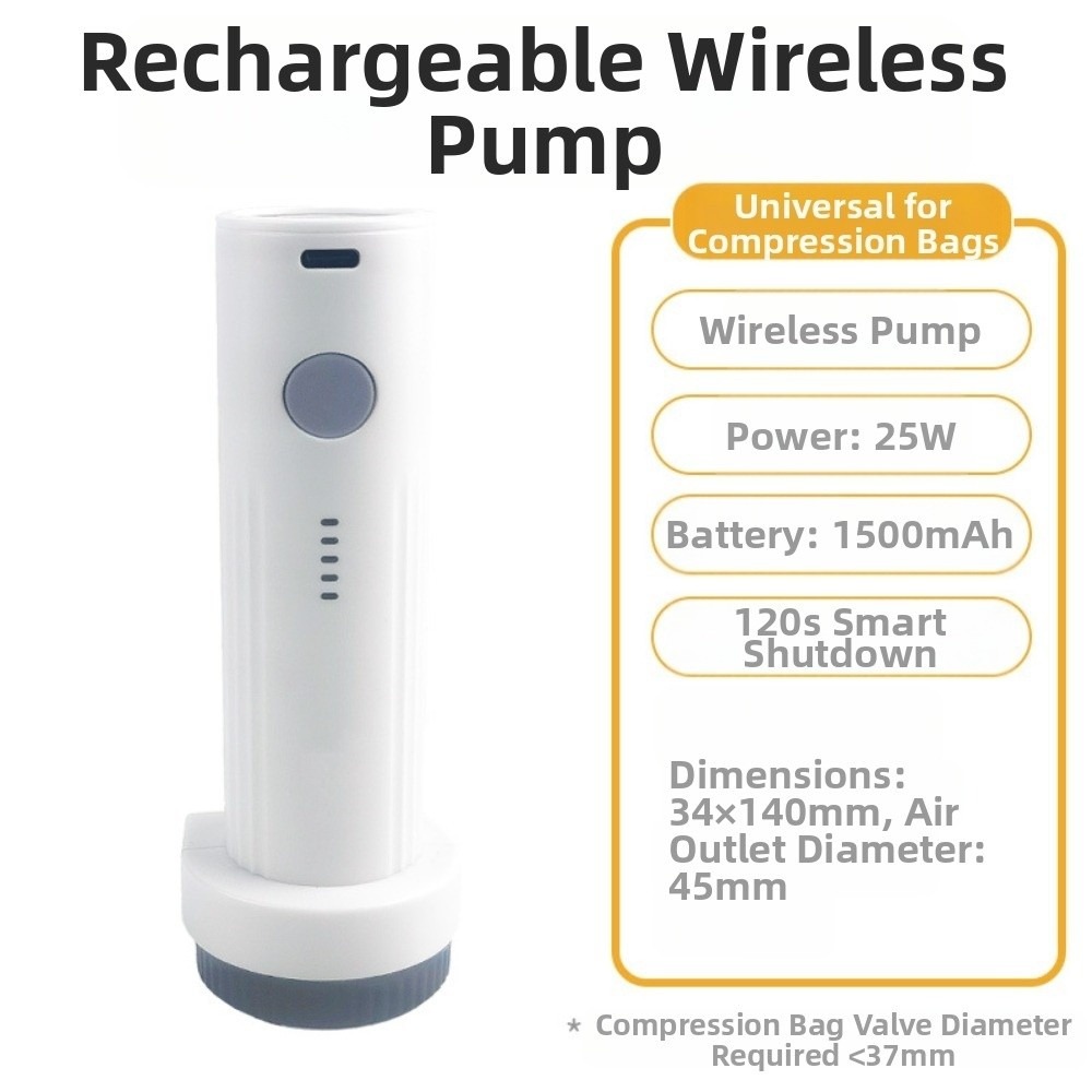 新型充電式電動真空ポンプ ポータブル軽量圧縮バッグ エアポン - Vacuum Chamber Small のレビューと価格