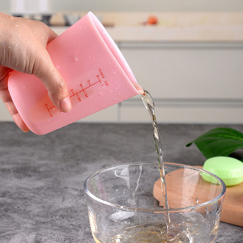 Jcd-ダブルスケールのシリコン測定カップ、焦げ付き防止、耐 - Mixing Cup Silicone のレビューと価格