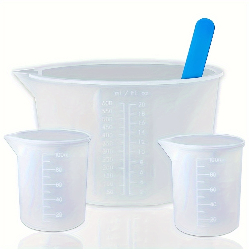 シリコン計量カップ、600ml/20oz&100mlの増粘・ - Mixing Cup Silicone のレビューと価格