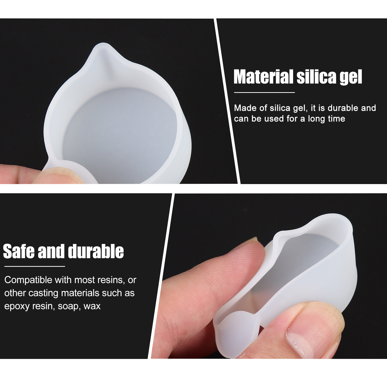 シリコン製DIYエポキシ樹脂混合カップツールキット1セット、 - Mixing Cup Silicone のレビューと価格