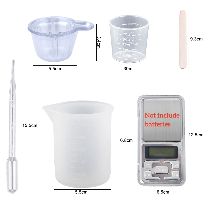 エポキシ樹脂キット クリスタルクリア イージーミックス 3: - Mixing Cup Silicone のレビューと価格
