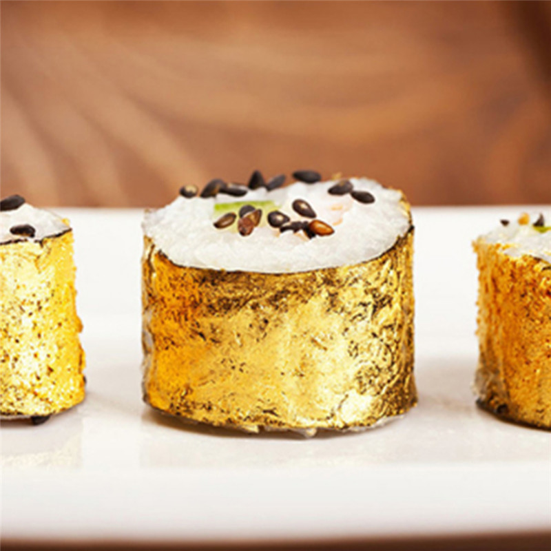 純粋な24kゴールドフォイルリーフ、アンチエイジング、食品の - Gold Foil Flakes のレビューと価格