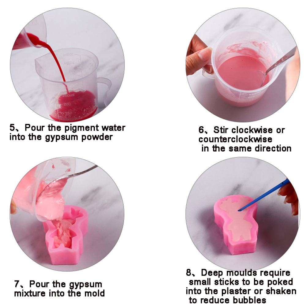 10 ミリリットル石膏セメント着色プランター顔料石膏粉末カラ - Mixing Cup Silicone のレビューと価格