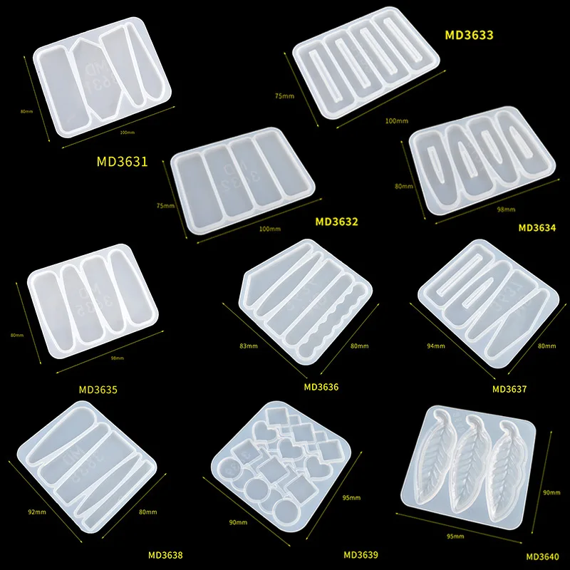 DIY-シリコンヘアピン,エポキシ樹脂,手作りジュエリー作り - Serving Tray Mold のレビューと価格
