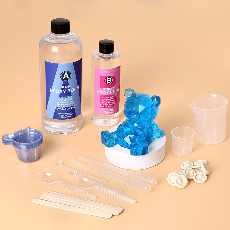 エポキシ樹脂キット クリスタルクリア 簡単混合 AB樹脂 ス - Mixing Cup Silicone のレビューと価格