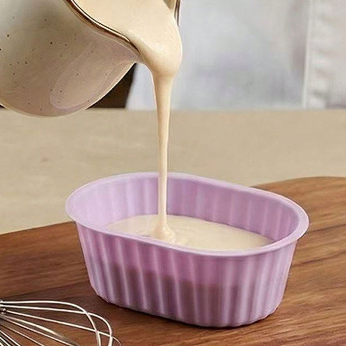 シリコン製デザートカップケーキ型、小型楕円形パンとチーズ型、 - Mixing Cup Silicone のレビューと価格