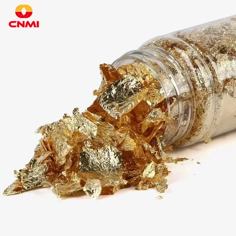 エポキシ樹脂フレーク,金箔,3g,シリコンモールド,日曜大工 - Gold Foil Flakes のレビューと価格